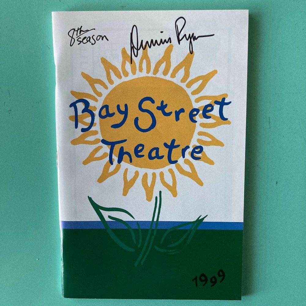 Dennis Ryan (only Signed Playbill Fit to Print Bay Street Roger Bart Randy Graff